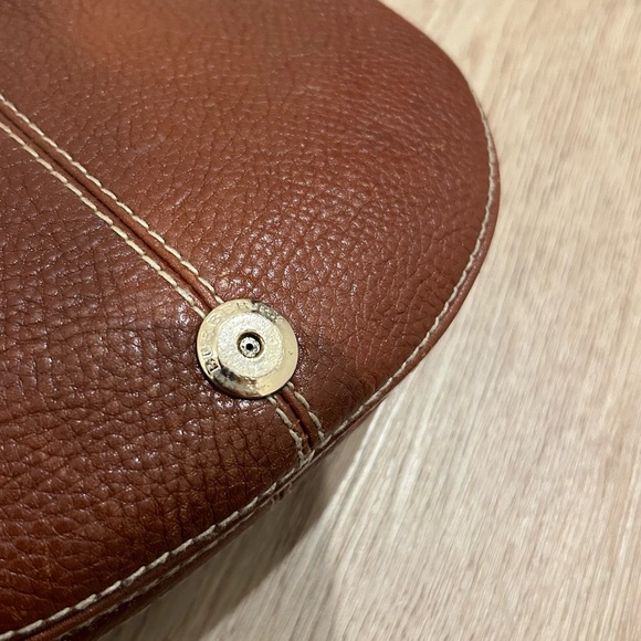 Burberry Leather Crossbody Saddle Bag Purse - Picture 14 of 16